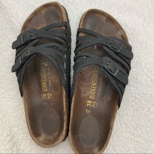 Women’s Granada Birkenstock two strap black